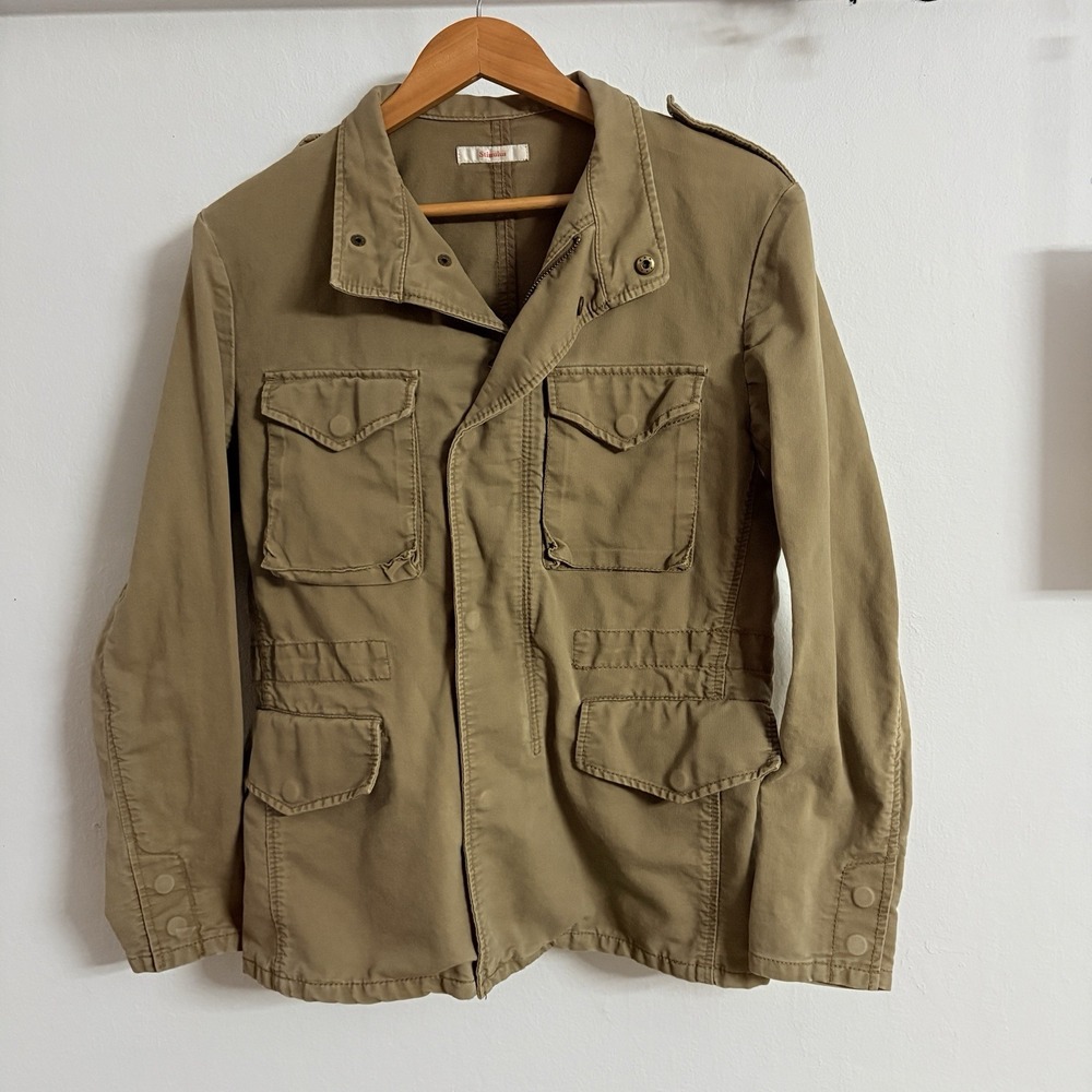 VTG 1990s Military M-65 Field Jacket Size L Khaki Gorpcore Stimulus World Co
